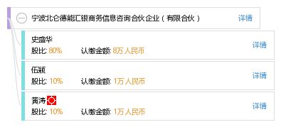寧波北侖德能匯銀商務信息咨詢合伙企業(yè) 有限合伙